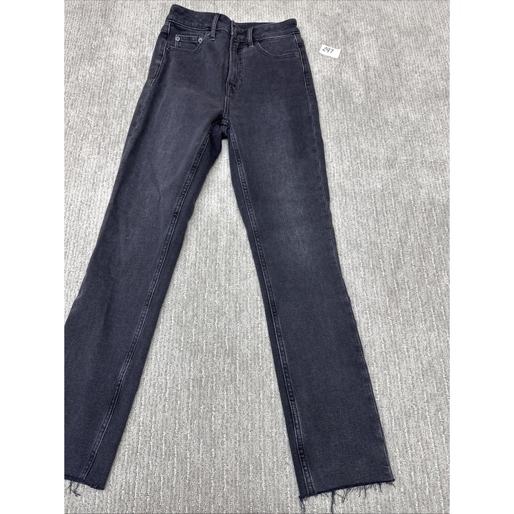 Gap Vintage Slim Sky High Jeans Zero Regular Inseam 25 Color Black #297